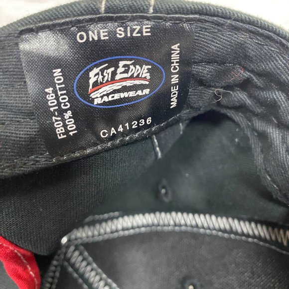 Dodge Hat Women Strap Back Black Embroidered Logo Jewel Rhinestone Pony Tail Cap - Picture 8 of 8